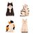  Kikkerland Kitty Bag Clips - Contents